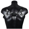 BDSMaster Harnais Simili Harnis Noir